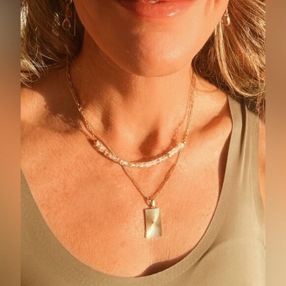 GORGEOUS Citrine Earrings Threader Earrings Gemstone Jewelry Non-tarnish Gold - Picture 9 of 13